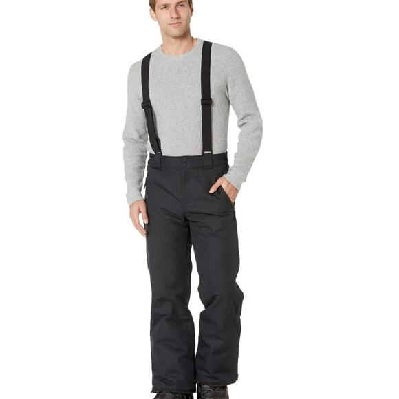 Obermeyer Men's Axiom FZ Suspender Ski Pant Overalls Black Size 2XL Short NWT - Picture 1 of 16